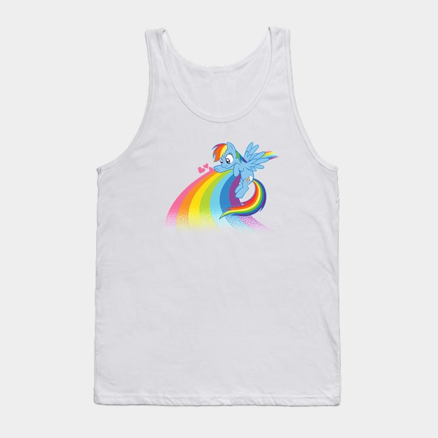 My little pony - Rainbow Tank Top by KERZILLA